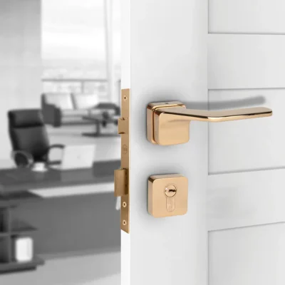 YMSL-1002-RG – Yale Marvel Series Premium PVD Handle,  With Mortise Lockbody and Euro Profile Cylinder with Dimple Keys